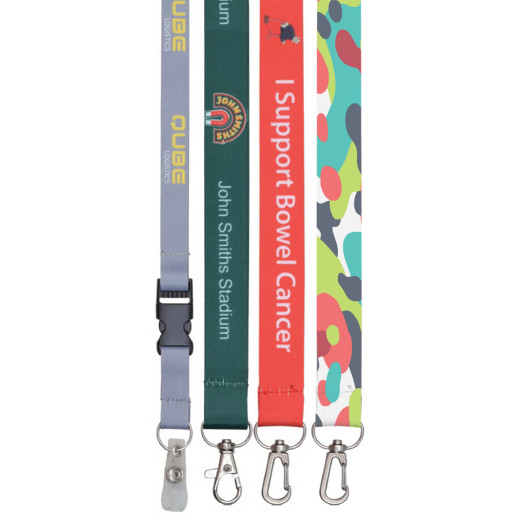 Sublimation Lanyards Top Down